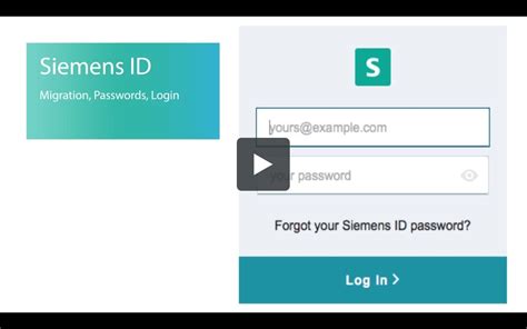 siemens login.